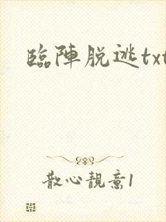 临阵脱逃txt