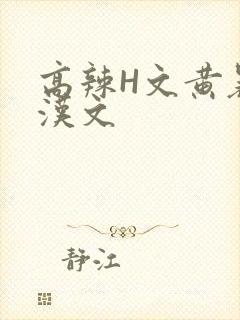 高辣H文黄暴糙汉文
