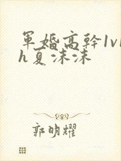 军婚高干1v1h夏沫沫