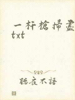 一杆枪扫尽全家txt