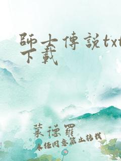师士传说txt下载