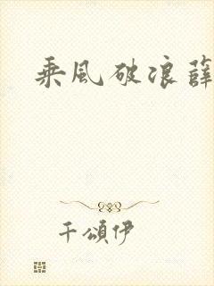 乘风破浪薛家良