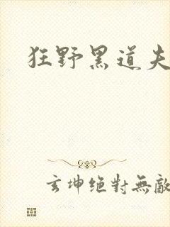 狂野黑道夫