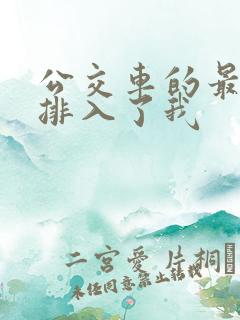 公交车的最后一排入了我