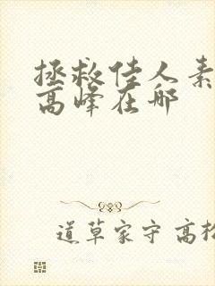 拯救佳人素柔 高峰在哪