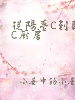 从阳台C到卧室C厨房