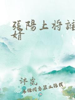 张阳上将谁的女婿