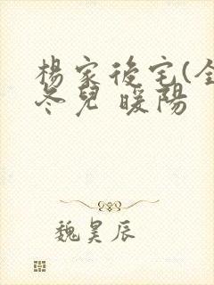 杨家后宅(全)冬儿 暖阳