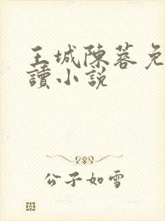王城陈蓉免费阅读小说