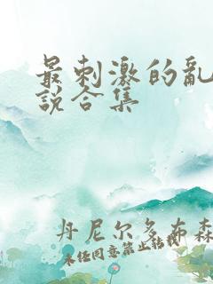 最刺激的乱惀小说合集