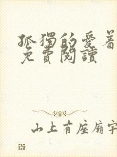 孤独的爱着全文免费阅读