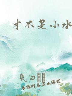才不是小水怪
