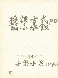 授课方式po肉馅小水饺