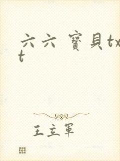 六六 宝贝txt