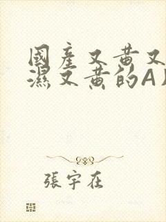 国产又黄又硬又湿又黄的A片小说