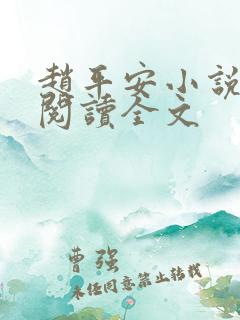 赵平安小说免费阅读全文