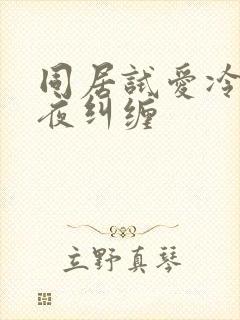 同居试爱冷少夜夜纠缠