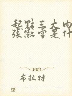 起点三大肉x器张傲雪是什么