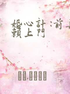 婚心计 :前妻赖上门