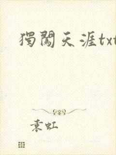 独闯天涯txt