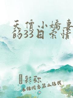 天价小娇妻总裁的33日索情