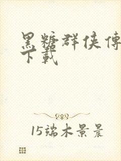 黑糖群侠传全集下载