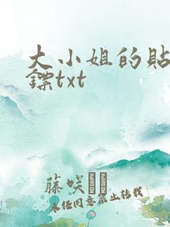 大小姐的贴身保镖txt