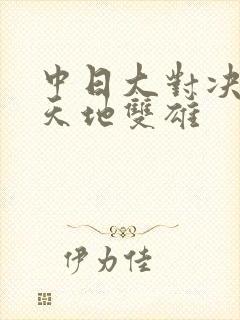 中日大对决  天地双雄