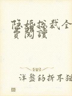 隐婚总裁全文免费阅读