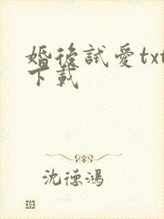 婚后试爱txt下载