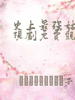 史上最强姑爷电视剧免费观看