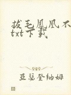 拔毛凤凰不如鸡txt下载