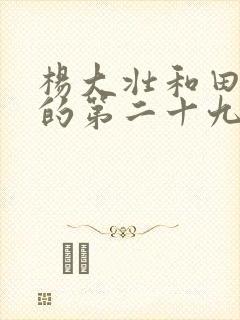 杨大壮和田桂花的第二十九