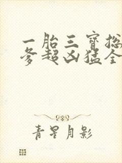 一胎三宝总裁爹爹超凶猛全文免费阅读