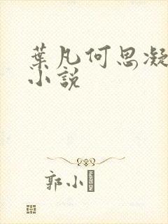 叶凡何思凝七月小说