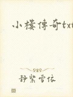 小楼传奇txt