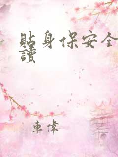 贴身保安全文阅读