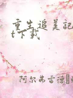 重生追美记txt下载