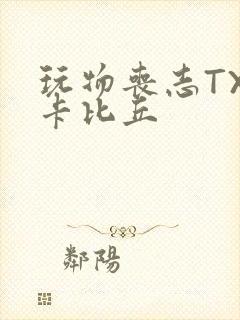 玩物丧志TXT卡比丘