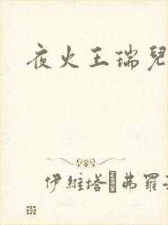 夜火王瑞儿