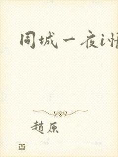 同城一夜i情