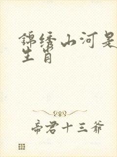 锦绣山河是什么生肖