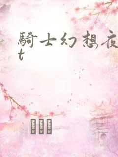 骑士幻想夜txt