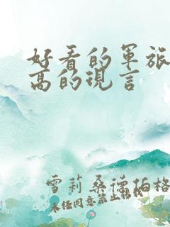 好看的军旅肉质高的现言