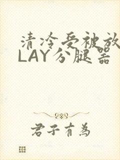 清冷受被放置PLAY分腿器