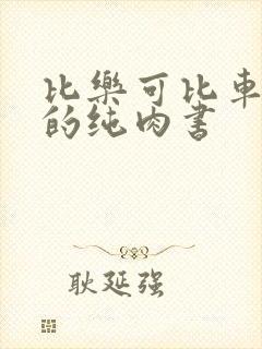 比乐可比车速快的纯肉书