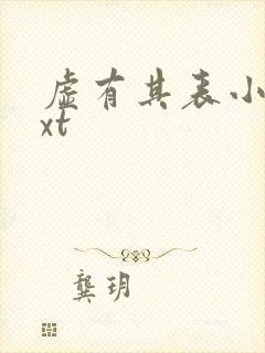 虚有其表小说txt