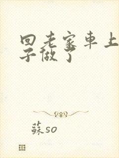 回老家车上和儿子做了