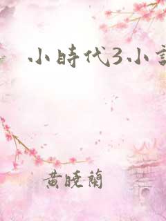 小时代3小说