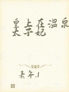 皇上在温泉要了太子妃